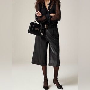 J.Crew faux leather pants